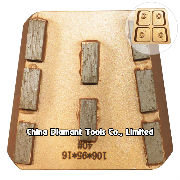 Diamond Frankfurt abrasive for stone granite grinding - metal bond bar segments