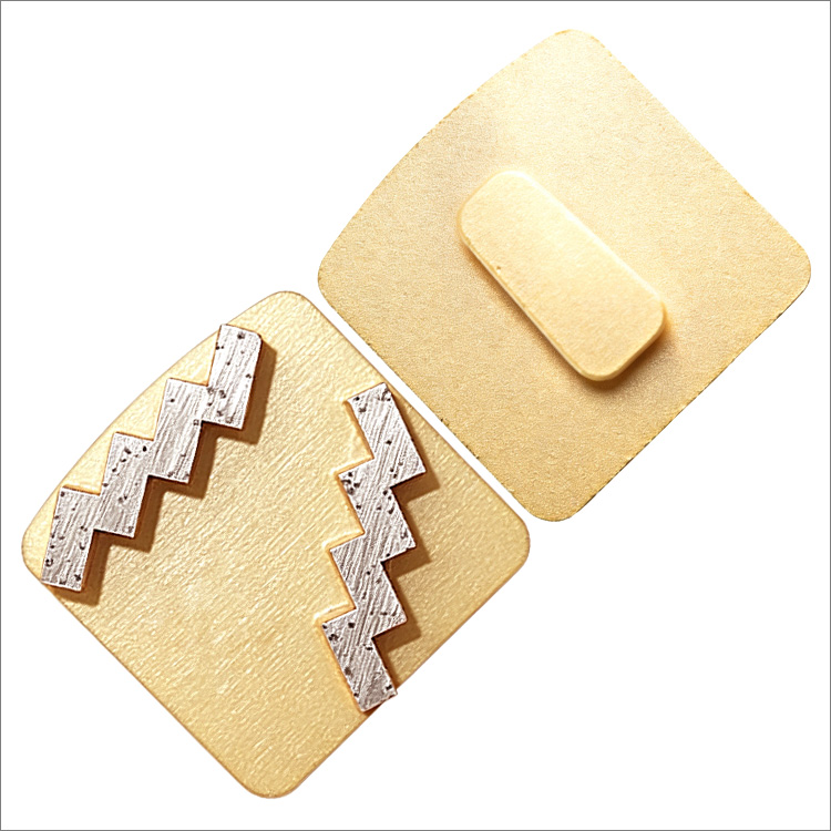 Diamond grinding shoe for Redi-lock holder of Husqvarna grinders - step shape segments