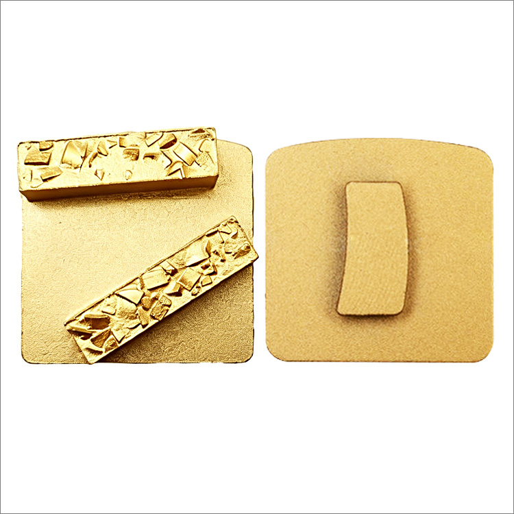 PCD grinding shoe for Klindex floor grinders - metal bond double PCD segments