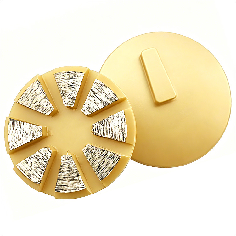 3 inches 76mm diamond shoe concrete grinding disc for Scanmaskin floor grinder - beveled edge segments
