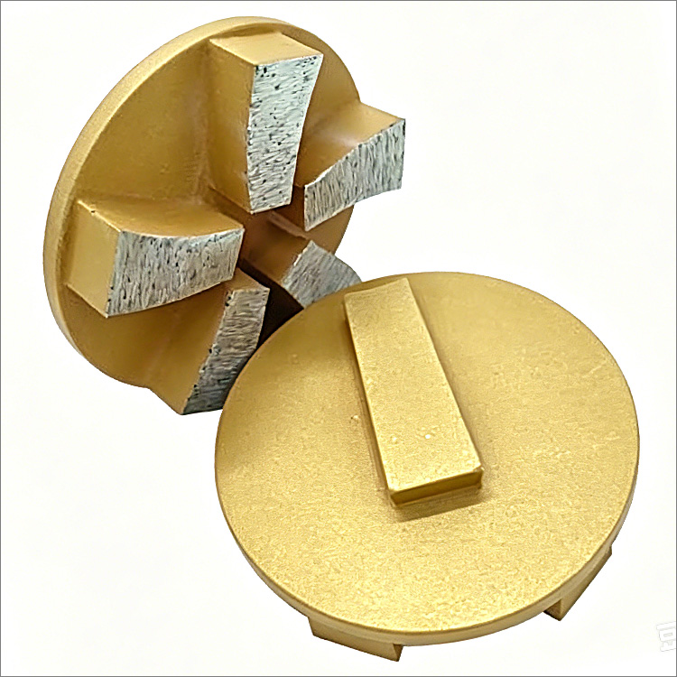 2 3 inches diamond shoe concrete grinding disc for Scanmaskin floor grinder - turbo segments