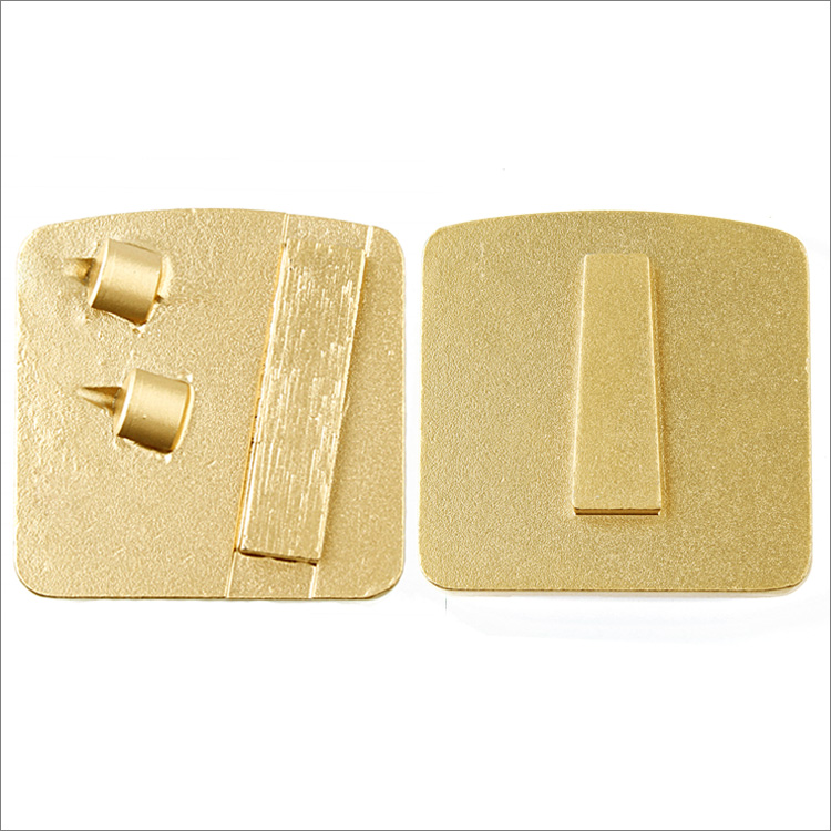 PCD diamond grinding shoe for Scanmaskin floor grinders - 2 * 1/4 PCD + 1 diamond segment