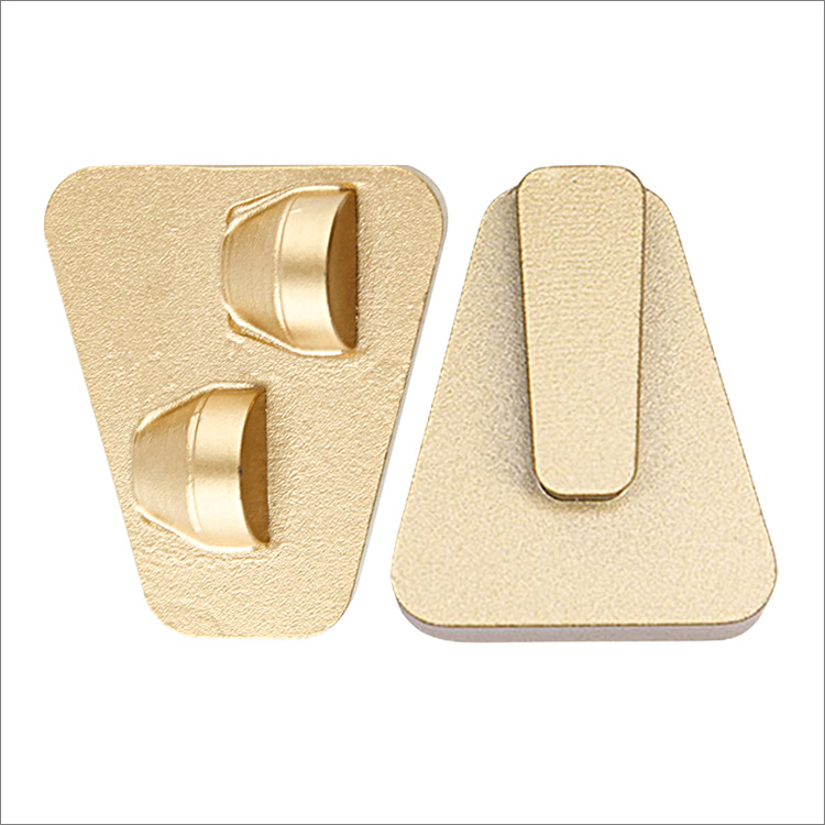 PCD grinding shoe for Scanmaskin floor grinder - 2 half round PCD segments