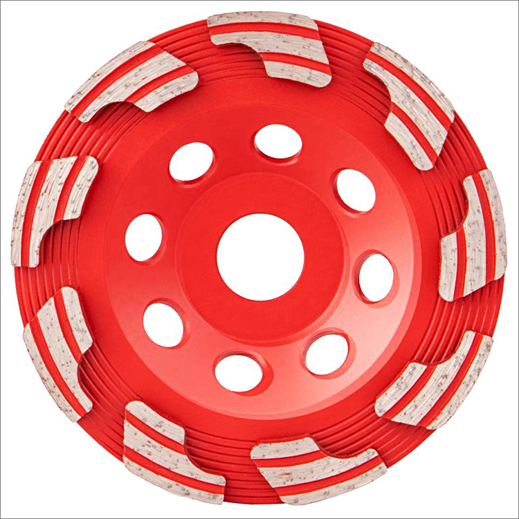 Diamond grinding cup wheels for concrete - boot shape segments