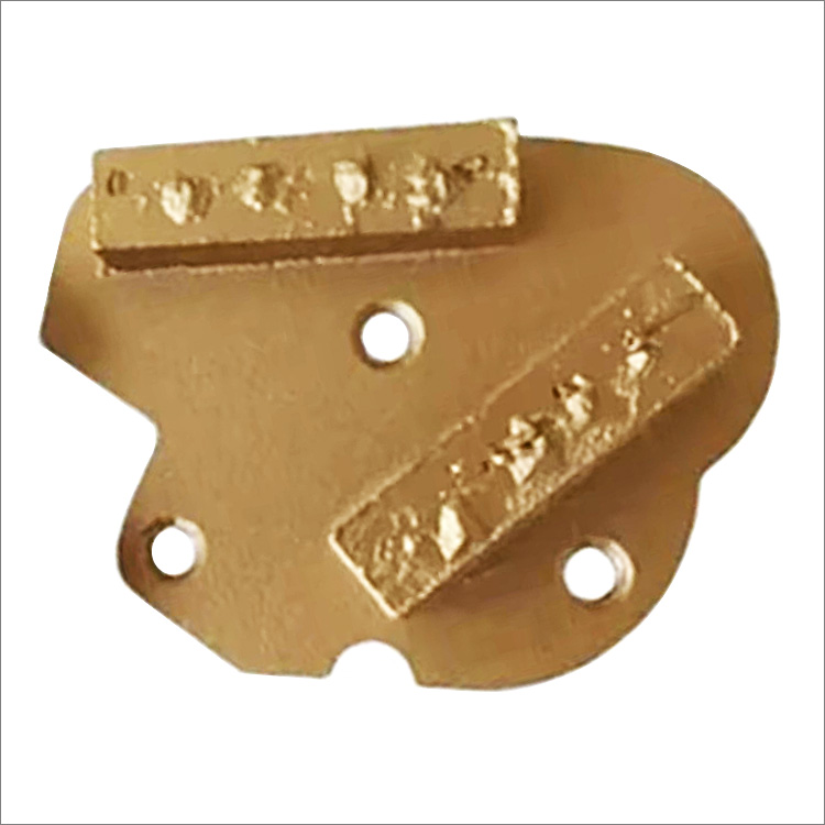 PCD grinding shoe for Airtec floor grinders - double metal bond PCD segments