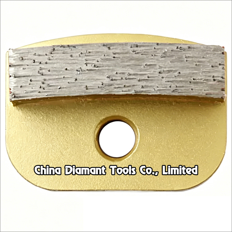 Diamond grinding shoes for Newgrind Rhino floor grinders - curved bar shape segments