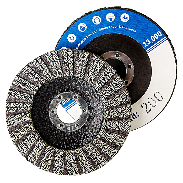 100mm 115mm 125mm electroplated diamond flap discs grinding wheels for concrete stone ceramic metal