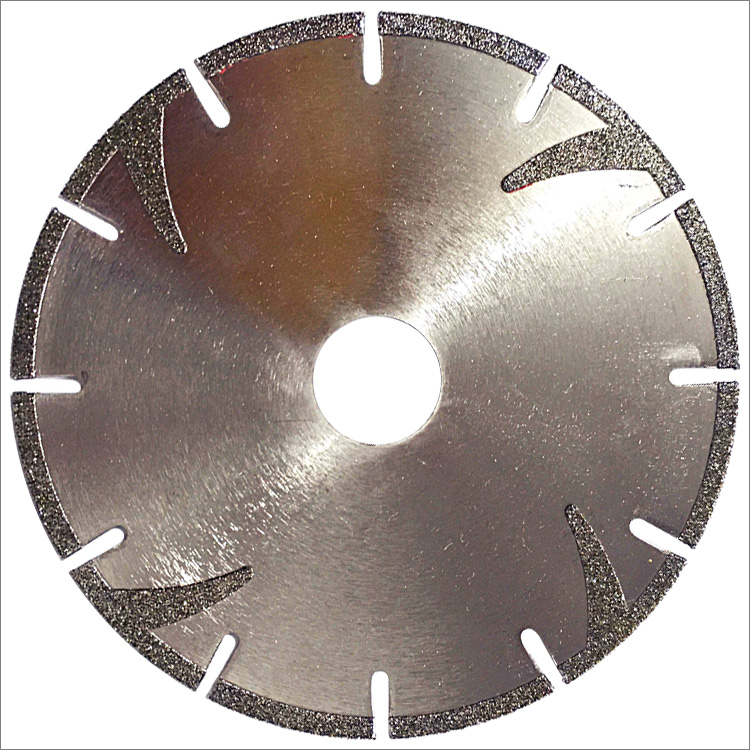 Reinforced electroplated diamond saw blades cutting discs for marble soft stone ceramic plastic