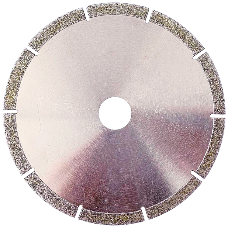 Electroplated diamond saw blade cutting disc for soft stone marble porcelain