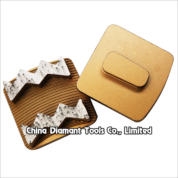 Redi lock diamond grinding pads for Husqvarna grinders