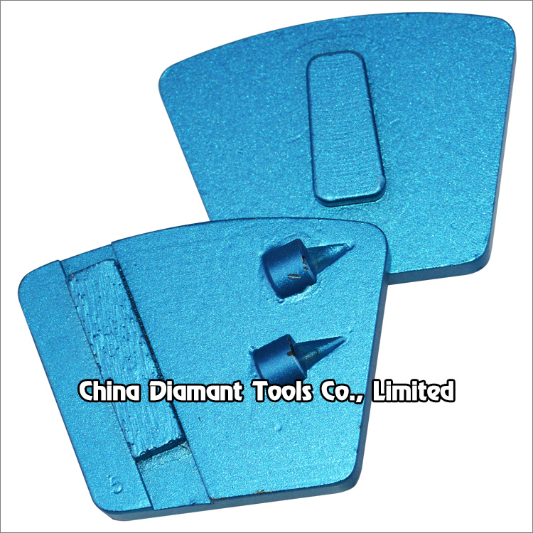 PCD grinding shoe for Redi-lock holder of Husqvarna floor grinders