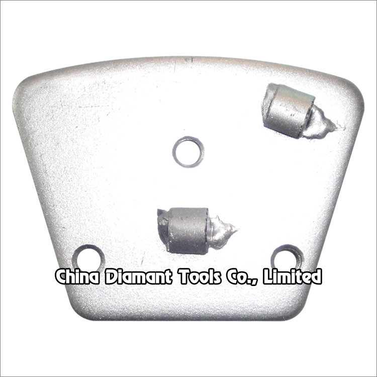 Trapezoid PCD grinding shoes concrete floor pads