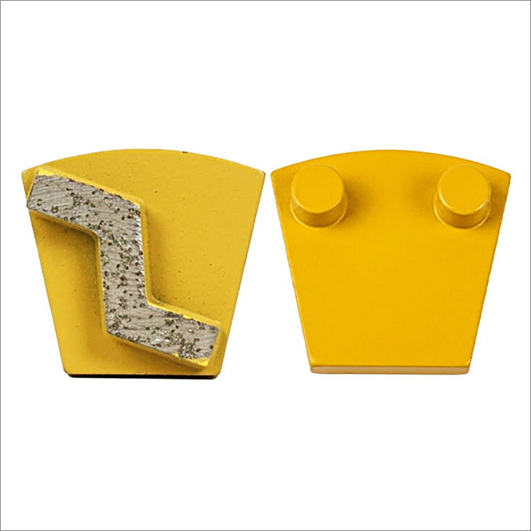 Diamond concrete grinding shoe for Werkmaster floor grinder