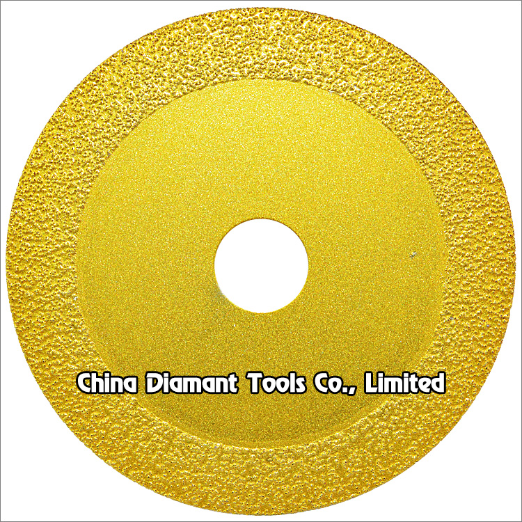 Vacuum brazed multi-function diamond saw blades for steel iron metal cutting